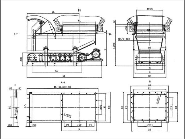 扇形閥門帶式（甲帶）給料機的承載能力較強、噪音低、整機使用壽命長